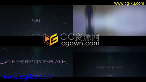 4K动作电影宣传开场视频文字标题快速预告片-AE模板下载的图片1