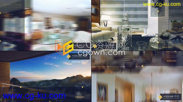 酒店度假村精英商务办公智能住宅豪华生态别墅房地产促销宣传视频广告-PR预设/AE模板的图片1