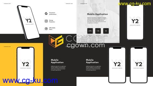 13种动画场景iPhone11ProMax样机应用程序网站服务UI/UX设计演示视频-AE模板下载的图片1