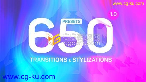 650种视频转场效果PremierePro预设带使用视频-PR模板下载的图片1
