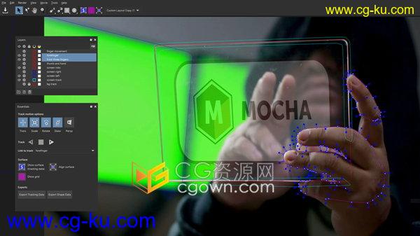 Mocha Pro 2020.5 v7.5.0跟踪软件独立版本与桥接AE/PR/OFX插件的图片1