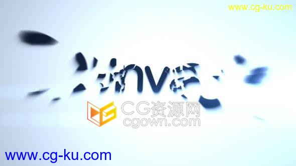 AE模板碎片汇聚形成LOGO动画明亮效果视频片头的图片1