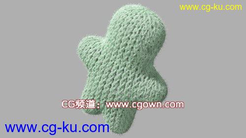 C4D – 编织头发和运动图形教程的图片1