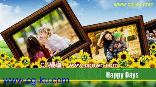 快乐日子 Happy Days videohive AE模板的图片1