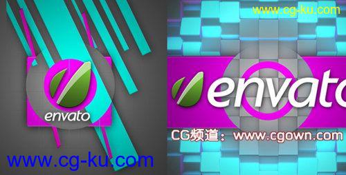 AE模板Videohive Cube Experiment Logo Animation方块LOGO展示的图片1