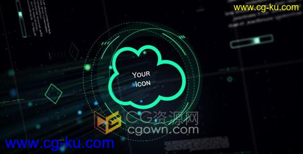 AE模板-物联网概念连接图标智能技术互联网科技公司宣传片头的图片1