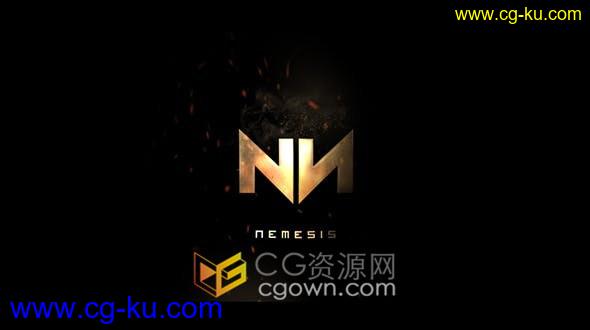 3种配色金属质感LOGO动画火花粒子特效视频片头制作-AE模板的图片1