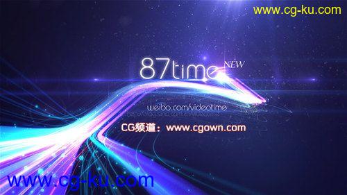 87time原创制作华丽的光线AE工程免费下载的图片1