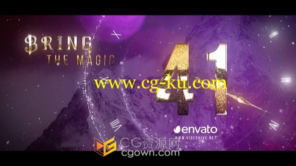 New Year Countdown 2020圣诞节活动庆祝时钟倒数开场视频-AE模板的图片1