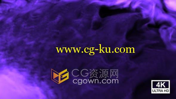 4K彩色仿真烟雾背景视频素材免费下载的图片1