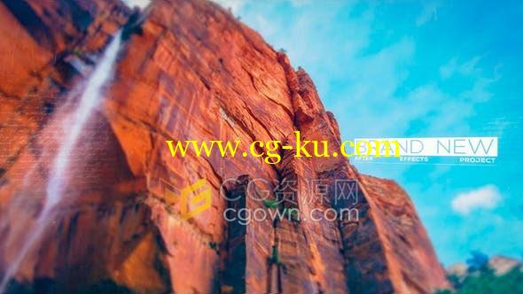 晕眩视差过渡效果企业活动宣传预告电影作品宣传片-PR/AE模板的图片1