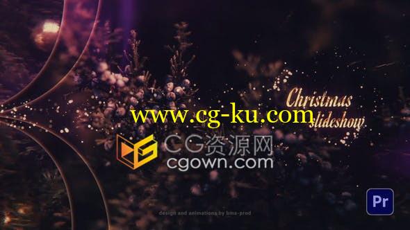 非常优美炫丽画面掀开转场动画展示音乐节日晚会幻灯片-PR模板的图片1