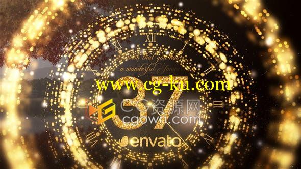 2021年新年倒计时60秒数字倒数制作庆祝活动节日派对视频-AE模板的图片1
