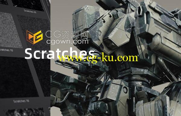 50种高分辨率纹理高度抛光3D表面添加划痕凹痕斑点具有深度和逼真度的图片1