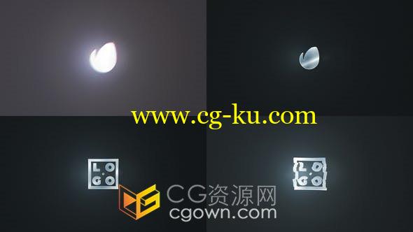 3D Metal Logo发光金属标志过渡动画片头视频制作-AE模板的图片1