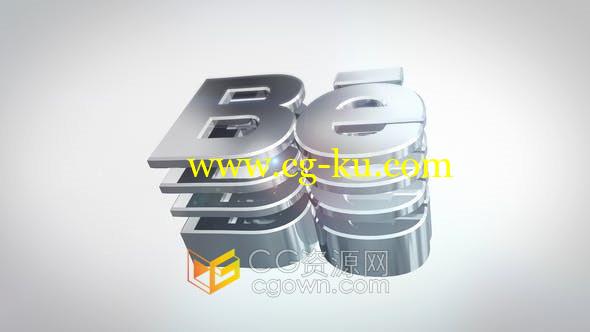 3D反射LOGO动画视频片头标志演绎效果制作-AE模板的图片1