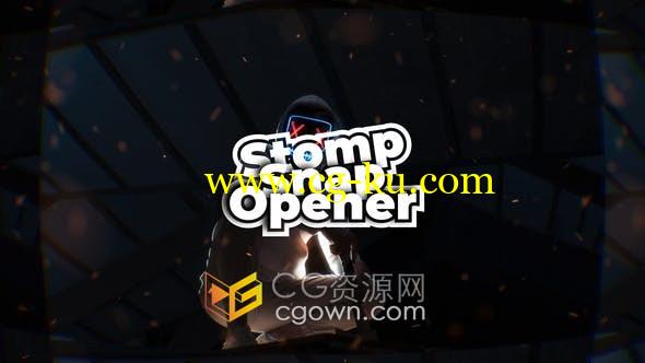 4K分辨率Stomp Snap Opener短片制作时尚动感视频开场效果-AE模板的图片1