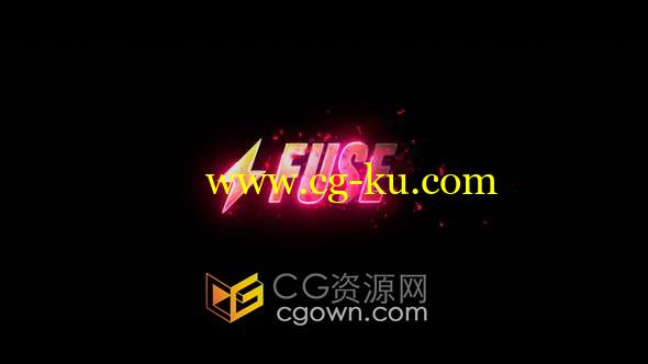 AE模板-Stylish Saber Logo霓虹灯快速能量标志动画视频片头的图片1
