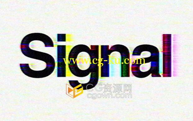 AE插件 Signal v1.0模拟制作老录像带信号故障毛刺干扰特效视频的图片1