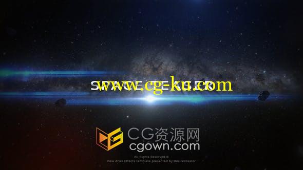 AE模板-太阳星系大气场景动画宣传介绍预告片视频Space Titles的图片1