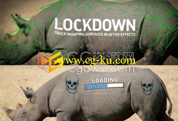 Lockdown v2.0.0 AE插件运动物体表面跟踪特效合成工具的图片1