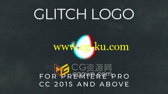 AE模板-Glitch Logo数字失真故障动态快速简介标志视频片头的图片1