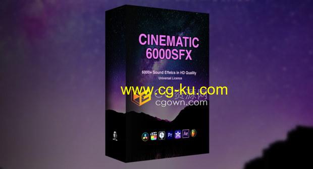 音效素材6000+ Cinematic SFX多种电影音效制作高品质无损的图片1
