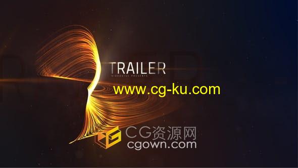 AE模板-冲击史诗般线条粒子标题序列适合颁奖晚会电影预告片的图片1