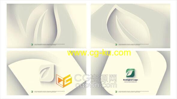 AE模板-生态环境森林新鲜花园宣传介绍LOGO视频片头的图片1