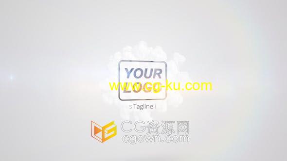 AE模板-4K超高清分辨率明亮光效烟雾特效LOGO动画视频的图片1