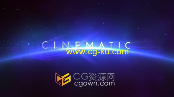 AE模板-宇宙星球环境光效耀斑粒子电影预告片视频制作的图片1