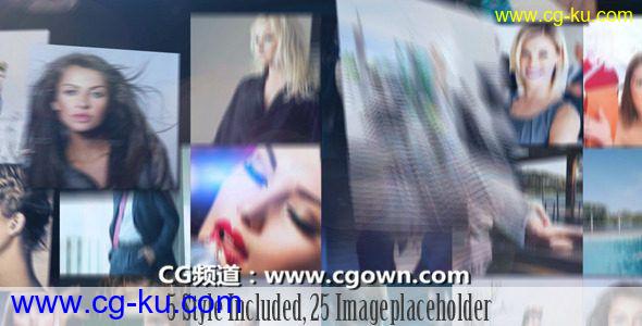 5种效果多图像汇聚标志Videohive Multi-Image Logo Reveal AE模板的图片1