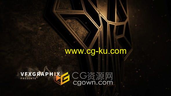 4K史诗能量金属感3D发光标志LOGO动画AE模板下载的图片1