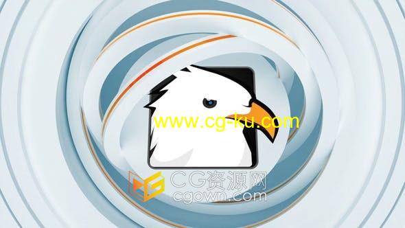 FCPX插件-3D圆圈图形旋转动画LOGO视频片头企业宣传模板的图片1