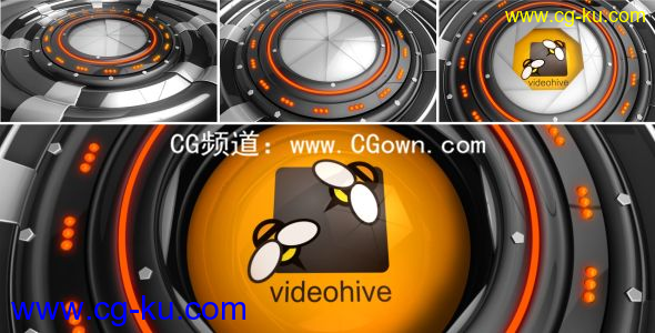 3D科幻片头Videohive 3D Sci Fi Opener AE模板的图片1