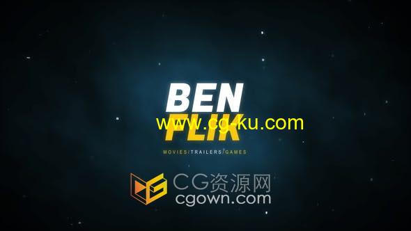 AE模板-强大能量快速科技感在线流媒体游戏评体育汽车主题标志片头的图片1