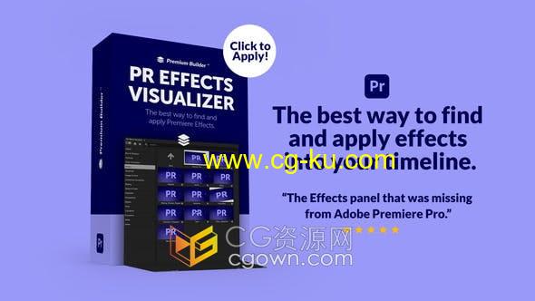 PR脚本Effects Visualizer效果可视化展示特效转场视频编辑得力助手的图片1