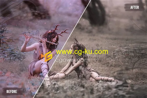 50个童话色调梦幻风格LUT和预设包的图片1