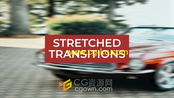 20个拉伸变形分离动画过渡效果AE转场模板的图片1