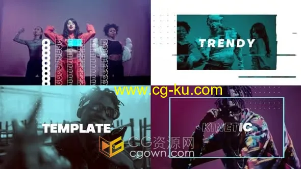 Kinetic Urban Intro FCPX插件动感开场视频片头动态城市风格模板的图片1