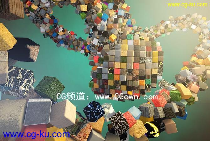 C4D纹理贴图预设包V3.0版 GreyScaleGorilla Texture Kit Pro 3.0 For Cinema 4D的图片1