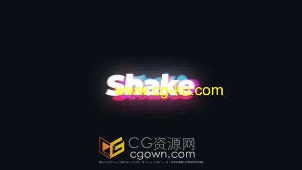 15个色差颜色抖动效果标题动画AE模板免费下载的图片1