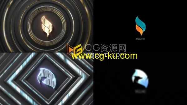 AE模板-高贵豪华黑金标志片头Luxury Black Gold Logo的图片1
