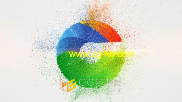 2种3D粒子汇聚特效动画LOGO视频片头-AE模板的图片1