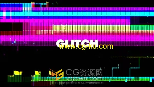 50种动画叠加层制作画面故障效果视频-AE模板下载的图片1