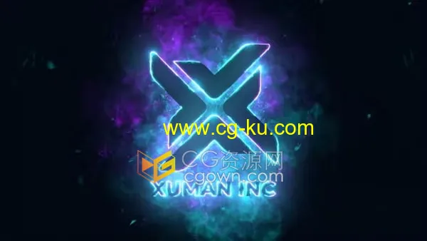 4K分辨率能量电流特效LOGO动画视频片头AE模板的图片1