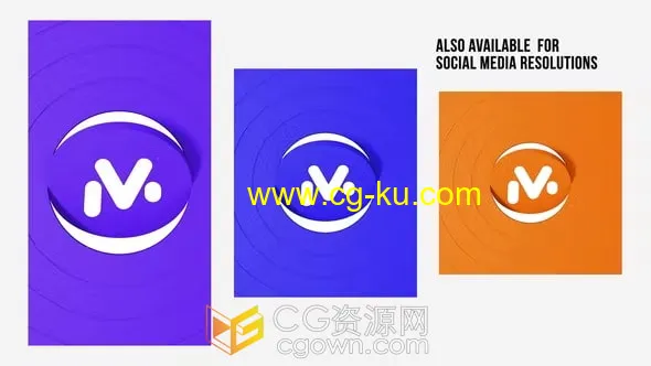 3D圆圈图形动画LOGO视频片头AE模板的图片1