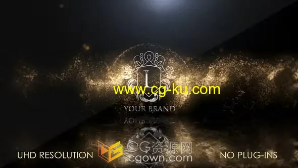 粒子特效视频片头AE模板LOGO动画的图片1