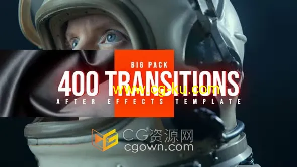 400个过渡元素任君选择免费下载Transitions Pack AE转场模板的图片1