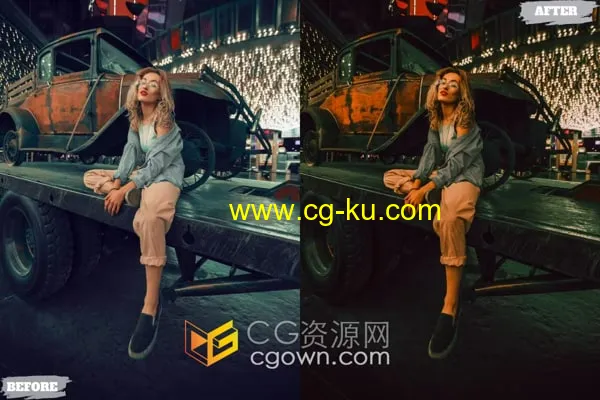 7组哑光复古照片调色Lightroom预设的图片1